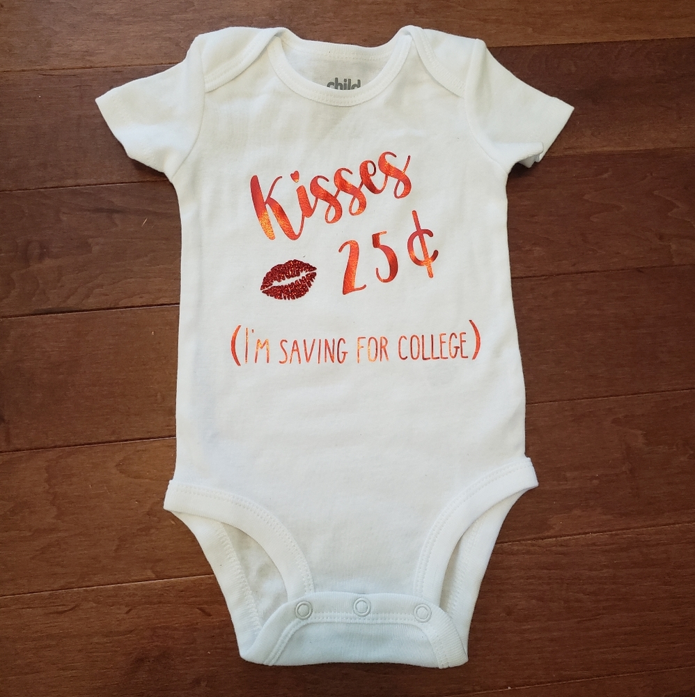 0/3 mo Valentine's onesie